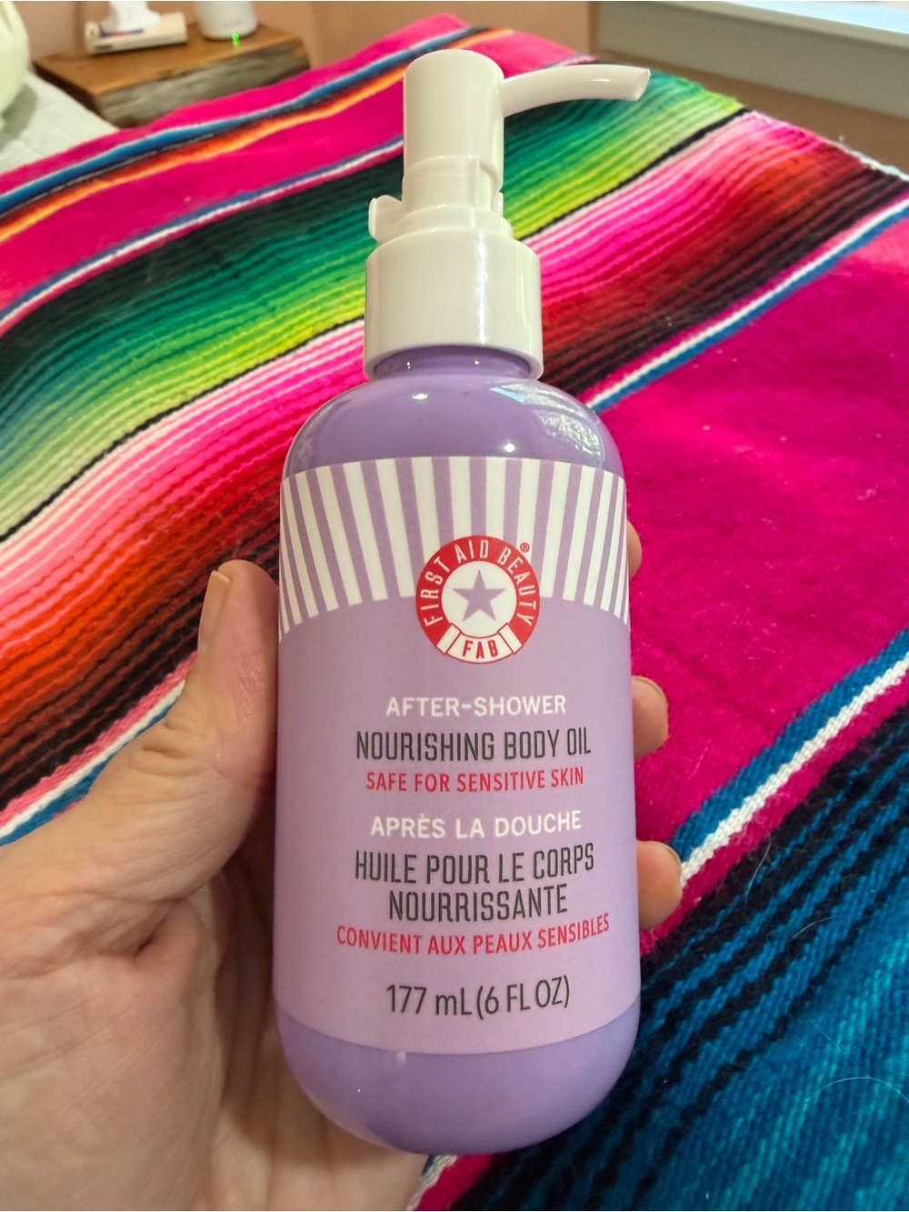 First Aid Beauty After Shower Nourishing Body Oil Pump